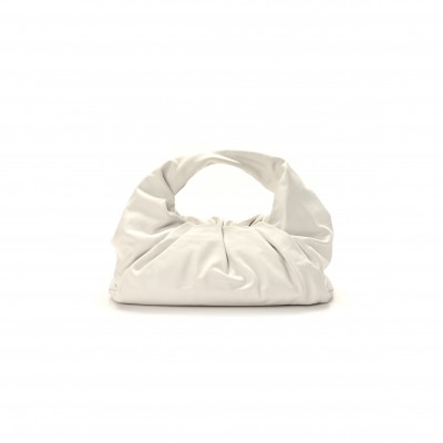 BOTTEGA VENETA SMOOTH BUTTER CALFSKIN SMALL THE SHOULDER POUCH PLASTER  (37*23*11cm)